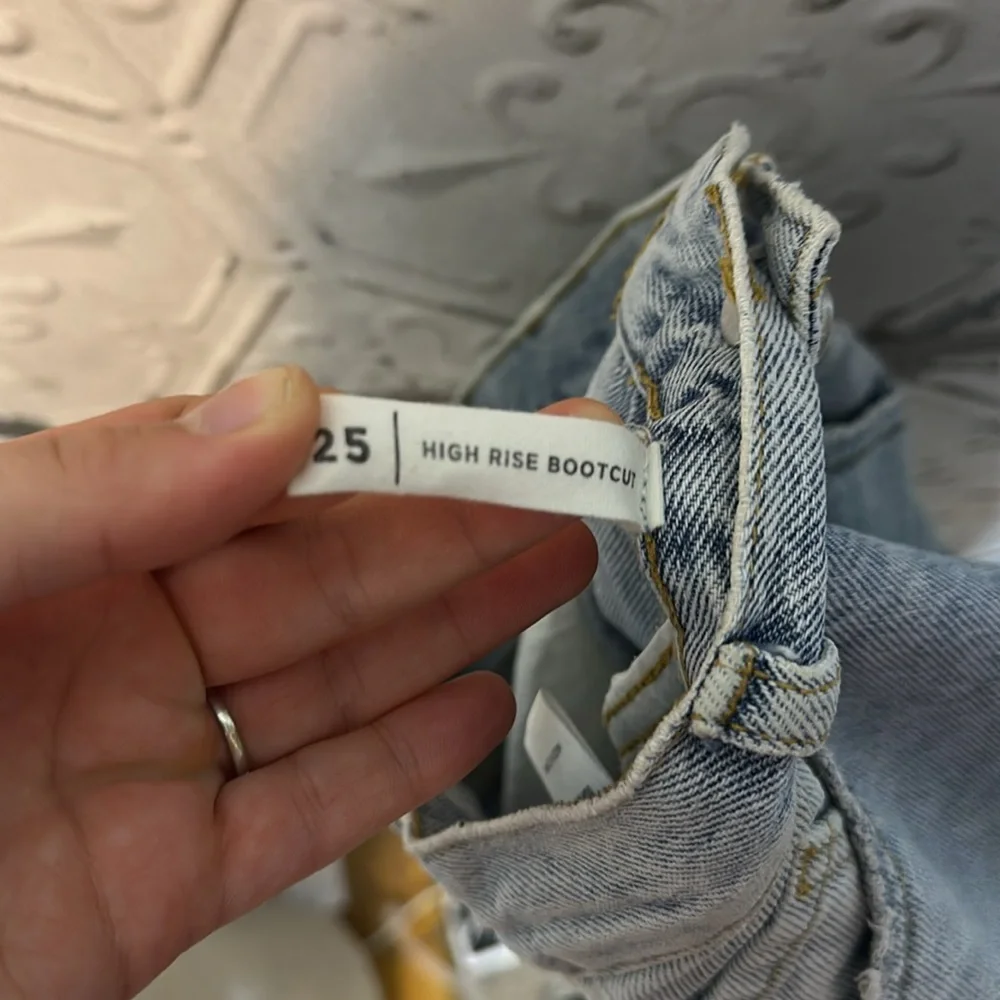 Pacsun high waisted button down cut off shorts